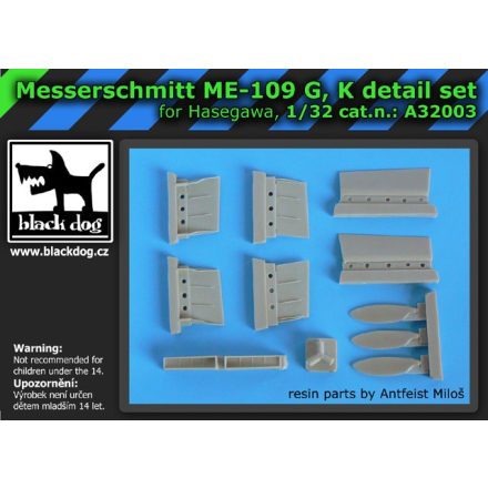 Black Dog Bf-109 G,K (Hasegawa)