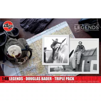   Airfix Legends - Douglas Bader - Triple Pack repülő makett készlet