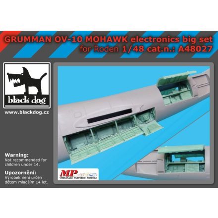 Black Dog Grumman OV 1D Mohawk electronic big set (Roden)