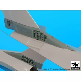 Black Dog F-16 C Tail electronics for Tamiya