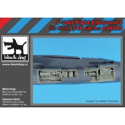 Black Dog F-14D Right Electronics for AMK
