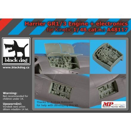 Black Dog Harrier GR 1/3 engine +electronics for Kinetic