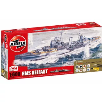 Airfix HMS Belfast Gift Set komplett makett készlet