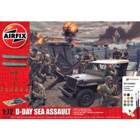 Airfix 75th Anniversary D-Day Sea Assault Set makett