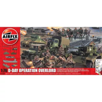   Airfix D-Day 75th Anniversary Operation Overlor Gift Set komplett makett készlet