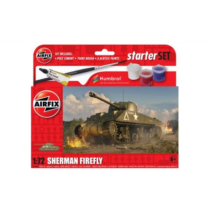 Airfix Small Beginners Set Sherman Firefly makett