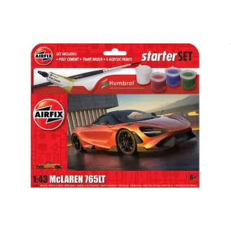 Airfix Starter Set - McLaren 765 komplett makett készlet