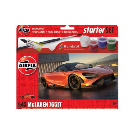 Airfix McLaren 765LT Starter Set makett