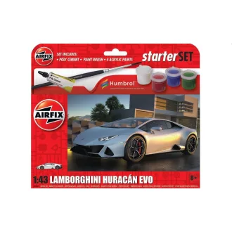   Airfix Starter Set - Lamborghini Huracan komplett makett készlet