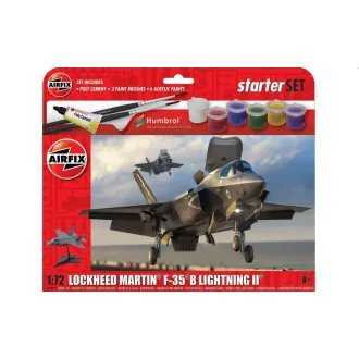   Airfix Starter Set - Lockheed Martin F-35B Lightning II komplett makett készlet