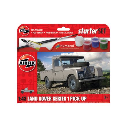 Airfix Land Rover Series 1 Pick-Up - Starter Set makett