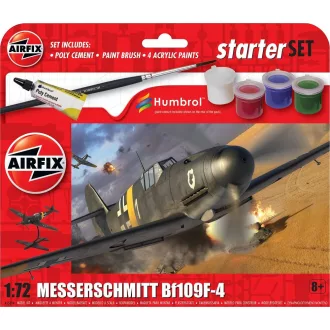   Airfix Starter Set - Messerschmitt Bf109F-4 komplett makett készlet