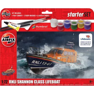   Airfix Starter Set - RNLI Shannon Class Lifeboat komplett makett készlet