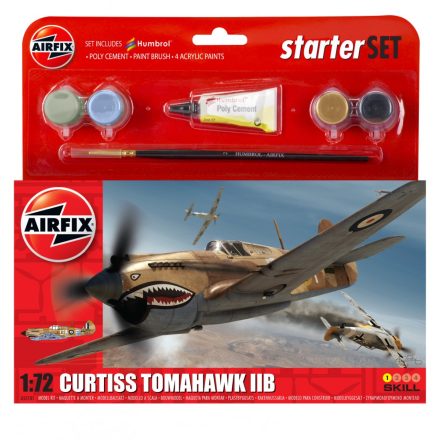 Airfix Small Starter Set - Curtiss Tomahawk IIB makett