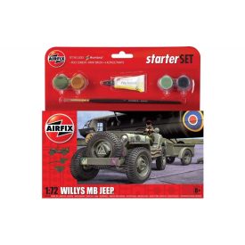 Airfix Starter Set Willys MB Jeep makett
