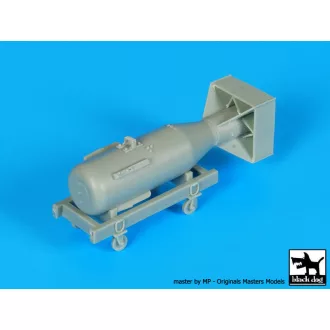   Black Dog Atom bomb Little Boy – repülőmakett-kiegészítő