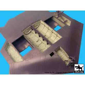   Black Dog B-2 Spirit bomb bays + wheel bays for Modelcollect – repülőmakett-kiegészítő
