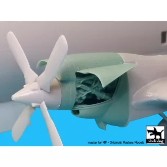   Black Dog UP-3D Orion Engine for Hasegawa – repülőmakett-kiegészítő