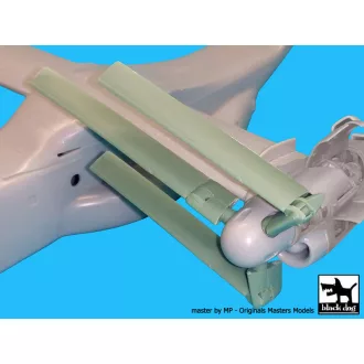   Black Dog V-22 Osprey Propeller blades for Hasegawa – repülőmakett-kiegészítő