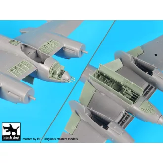   Black Dog De Havilland Mosquito Mk VI Big Set For Tamiya – repülőmakett-kiegészítő