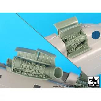   Black Dog MH-53 E Sea Dragon Engines for Italeri – repülőmakett-kiegészítő