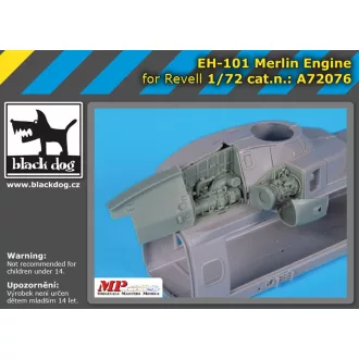   Black Dog EH-101 Merlin engine for Revell – repülőmakett-kiegészítő
