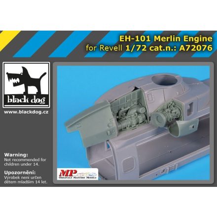 Black Dog EH-101 Merlin engine for Revell