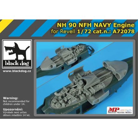 Black Dog NH-90 NFH Navy engine for Revell