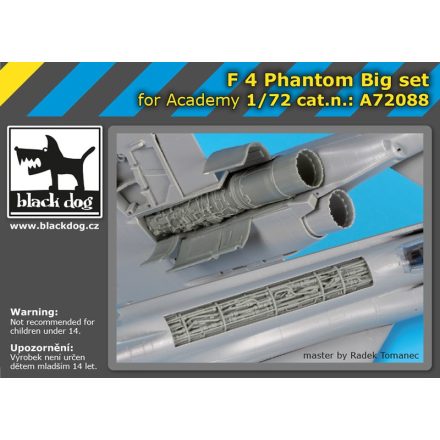 Black Dog F-4 Phantom Big set for Academy