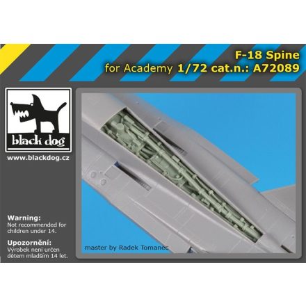 Black Dog F-18 Spine for Academy