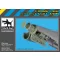 Black Dog F-18 Radar + canon for Academy – repülőmakett-kiegészítő