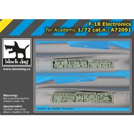 Black Dog F-18 Electronics for Academy