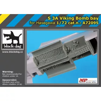   Black Dog S 3A Viking bomb bay for Hasegawa – repülőmakett-kiegészítő