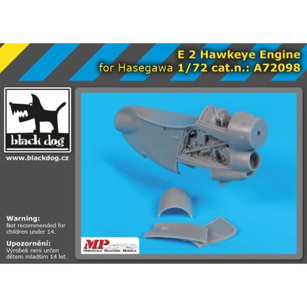 Black Dog E-2 Hawkeye engine for Hasegawa