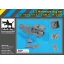 Black Dog E-2 Hawkeye big set for Hasegawa – repülőmakett-kiegészítő