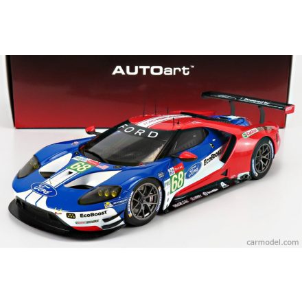 AUTOart FORD GT FORD ECOBOOST 3.5L TURBO V6 TEAM FORD CHIP GANASSI USA N 68 24h LE MANS 2019 S.BOURDAIS - J.HAND - D.MULLER
