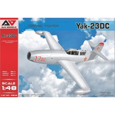 A&A Models Yakovlev Yak-23 DC Training Fighter makett
