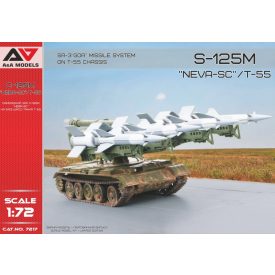   A&A Models SA-3 GOA (S-125 M Neva-SC) missile system on T-55 chassis makett