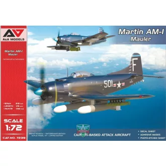   A&A Models AM-1 "Mauler" attack aircraft (Late ver.) - repülő makett