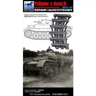   Bronco Models Pzkpfw.II Ausf.D (Early Version) Track Link Set lánctalp kiegészítő