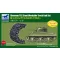 Bronco Models Shermann T62 Workable Track Link Set lánctalp kiegészítő