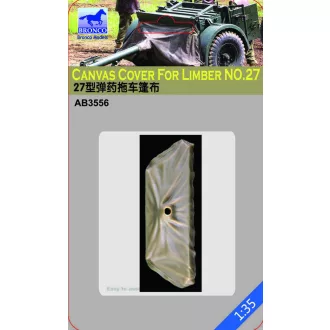  Bronco Models Canvas Cover For Limber No.27 makett kiegészítő
