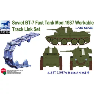   Bronco Models Soviet BT-7 Fast Tank Mod.1937 Workable Track Link Set lánctalp kiegészítő