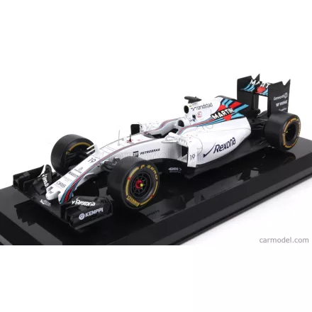 EDICOLA WILLIAMS F1 FW37 TEAM MARTINI RACING N 19 3rd MONZA ITALY GP 2015 FELIPE MASSA - BLISTER BOX