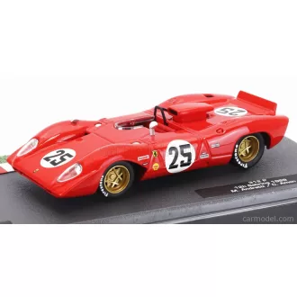  EDICOLA FERRARI 312P 3.0L SPIDER TEAM SEFAC N 25 2nd 12h SEBRING 1969 MARIO ANDRETTI - CHRIS AMON