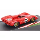 EDICOLA FERRARI 312P 3.0L SPIDER TEAM SEFAC N 25 2nd 12h SEBRING 1969 MARIO ANDRETTI - CHRIS AMON