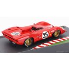 EDICOLA FERRARI 312P 3.0L SPIDER TEAM SEFAC N 25 2nd 12h SEBRING 1969 MARIO ANDRETTI - CHRIS AMON