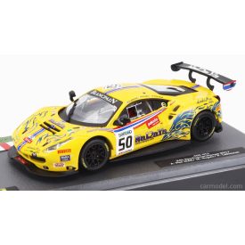   EDICOLA FERRARI 488 GT3 3.9L TURBO V8 TEAM AF CORSE N 50 24h SPA 2017 ALESSANDRO PIERGUIDI - MICHELE RUGOLO - PASIN LATHOURAS