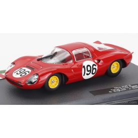   EDICOLA FERRARI DINO 206S COUPE TEAM SEFAC N 196 2nd TARGA FLORIO 1966 GIANCARLO BAGHETTI - JEAN GUICHET