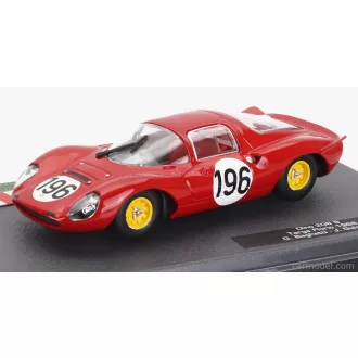   EDICOLA FERRARI DINO 206S COUPE TEAM SEFAC N 196 2nd TARGA FLORIO 1966 GIANCARLO BAGHETTI - JEAN GUICHET